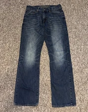 American Eagle Jeans Mens Sz 30x34 Blue Original Boot Bootcut 100% Cotton 30x32