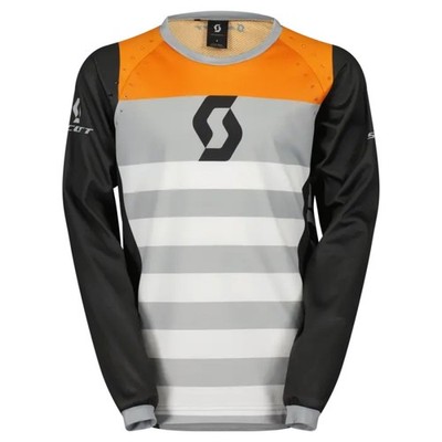 Scott Evo Race Junior MX Trikot Offroad Top schwarz orange UVP 40£