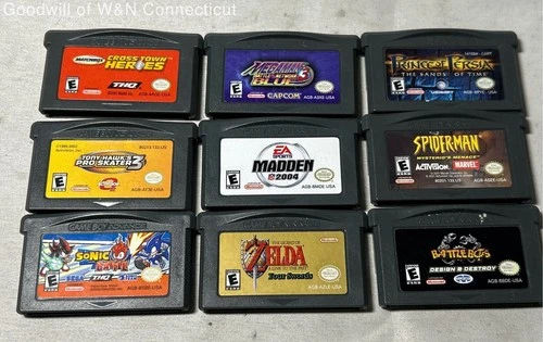 The Legend of Zelda Sonic Mega Man 9 Nintendo Game Boy Advance GBA Game Lot