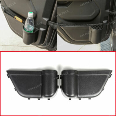 2x Car Rear Door Storage Pocket Box Organizer Tray for Jeep Wrangler JL 18+ 4Dr
