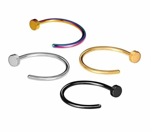 Nose Lip Ear Ring Hoop Rings Body Piercing Ear Rings Earring Stud AUS Jeweller - Picture 8 of 18