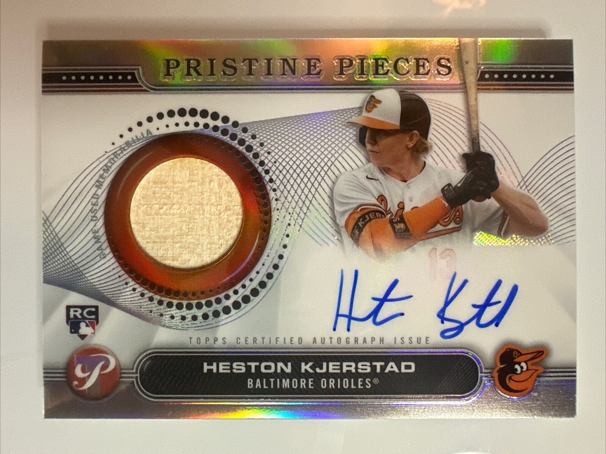 2024 Topps Pristine Heston Kjerstad Pristine Pieces Auto Relic 