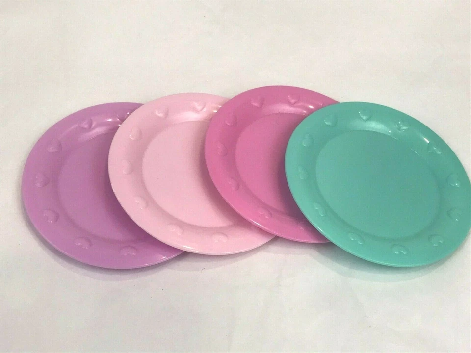 Birthday Party Play Set Cake Pretend Food Candles Plates Pink - Image 3 of 4