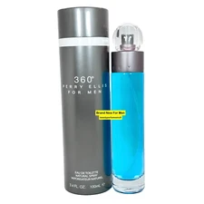 360 by Perry Ellis Perfume 3.3 / 3.4 oz Spray for Men EDT New With Box