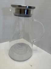 SUSTEAS 68oz (2 LITER) BPA FREE LEAD FREE BOROSILICATE GLASS PITCHER SUS304 LID