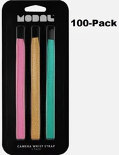 NEW 100x Modal Loop Hand Wrist Strap Pink/Green/Gold 3-Pack iPhone Galaxy Phone