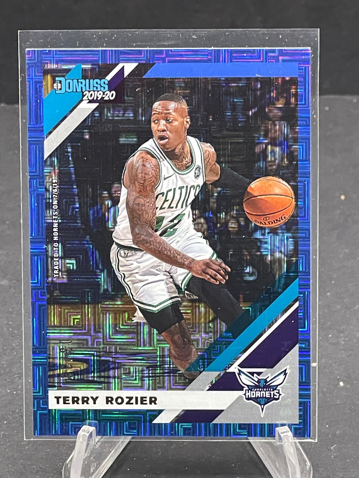 2019-20 TERRY ROZIER PANINI DONRUSS BLUE INFINITE VARIATION #12, SN 03/35 SSP