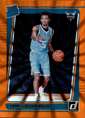 2021-22 Donruss Holo Orange Laser #201 James Bouknight Rookie RC Card