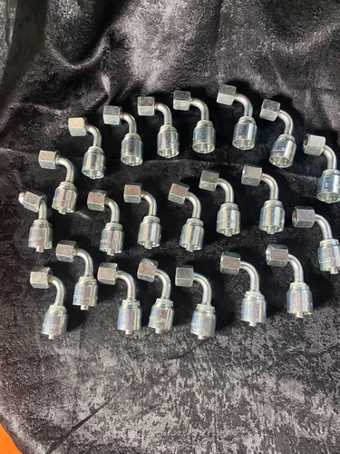 FJ93K-06-08 3/8" TO 1/2" JIC FEMALE SWIVEL QTY. 4 INTERTRACO HYDRAULIC FITTING