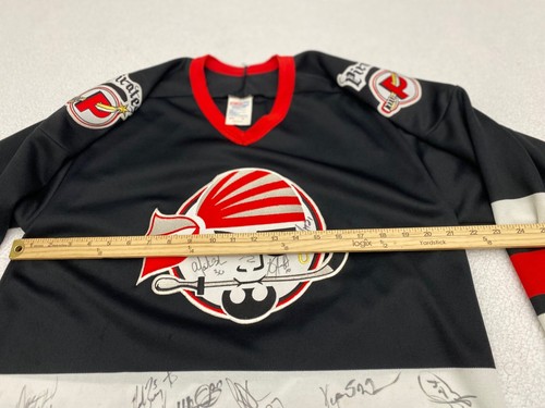 vintage portland pirates jersey SIGNED! CCM Mens Med FREE SHIPPING! - Picture 4 of 11