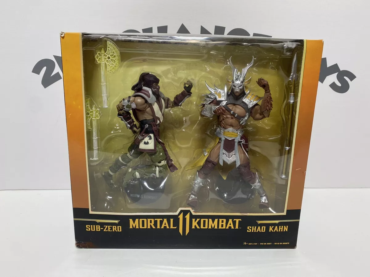 Sub-Zero vs. Shao Kahn (Mortal Kombat) 2-Pack 7 Figures