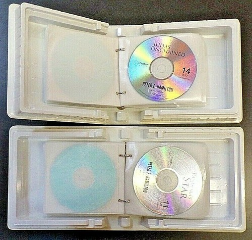 2 Audiobook CD Set: Pandora's Star & Judas Unchained Science Fiction Hamilton - Picture 2 of 3