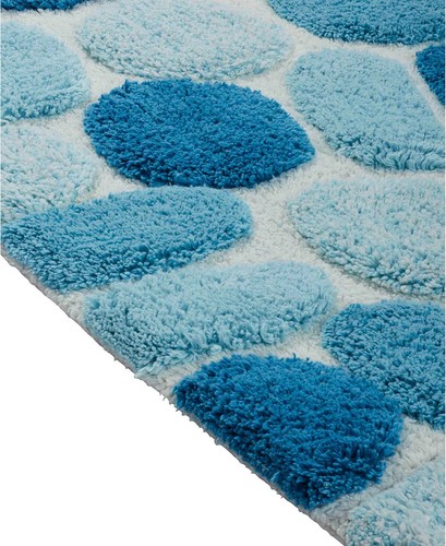 Chesapeake Pebbles 2 Piece Bath Rug Set, Arctic Blue, New Willow, U Pick - Picture 7 of 8