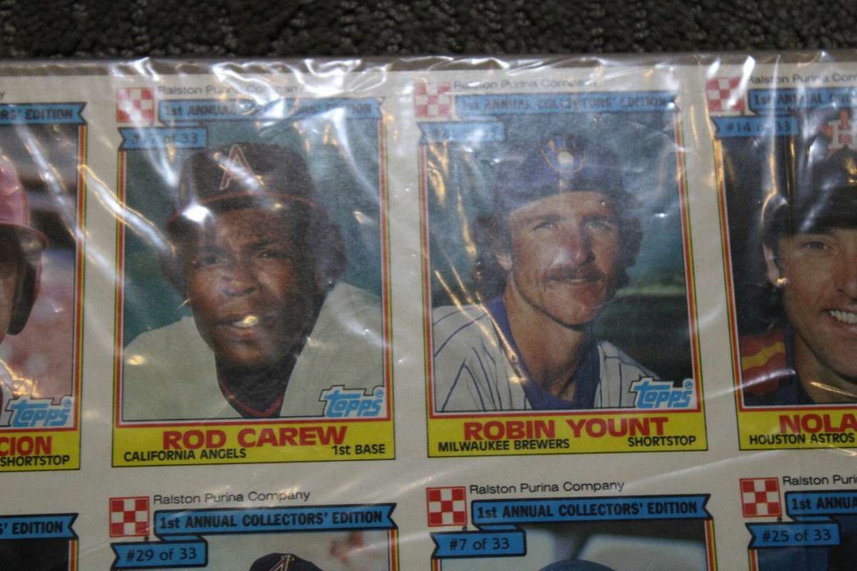 1984 Topps Ralston Purina 1st Annual Collectors's Edition