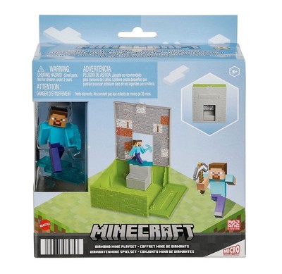 MINECRAFT MATTEL DIAMOND MINE PLAYSET WITH FEATURES MICRO COLLECTION SEALED  