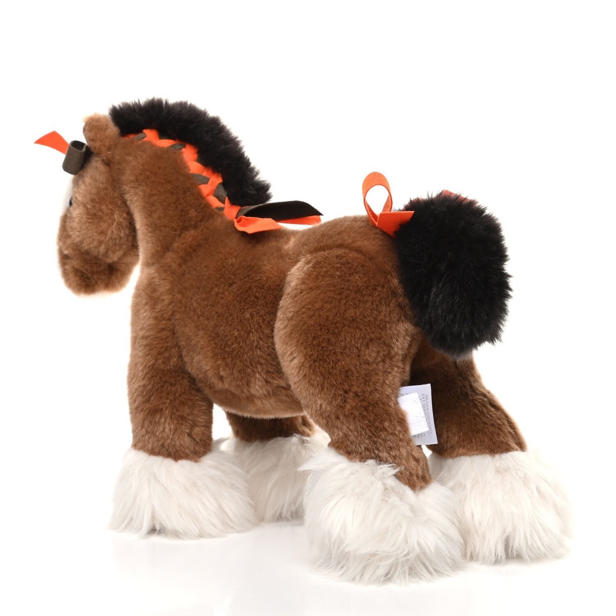 RARE! Authentic HERMES Hermy Baby Horse Plush Doll Brown Toy Italy