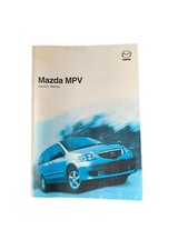MAZDA MPV owners manual handbook 2002- Rare- p/n 8R41-EE-02F - Genuine  7 Seater