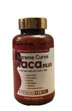 Extreme Maca Plus Natural Sexy Curves For Butt Buttocks Hips 120 Capsul, 7500 mg