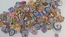 Lot of 5 random VINTAGE patches-Military,Police,Privat Security