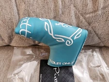 Piretti Surfside Tour Only Putter Headcover Golf Blade Head cover⛳⛳⛳Sky Blue