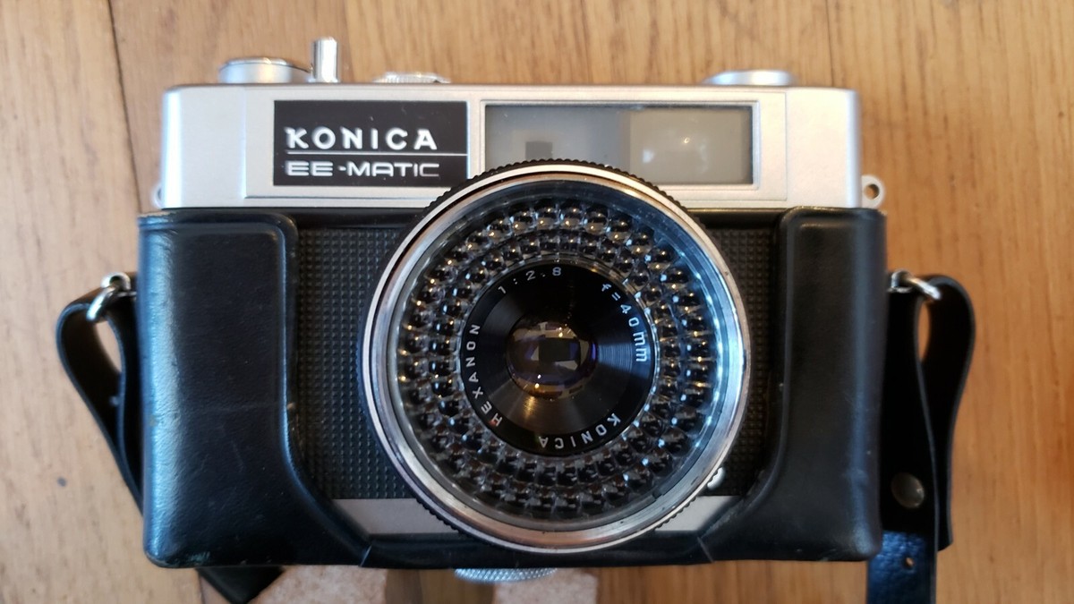 [#558] コニカ KONICA EE MATIC DELUXE Konica ee matic deluxe 35mm Rangefinder Film Camera and case | eBay