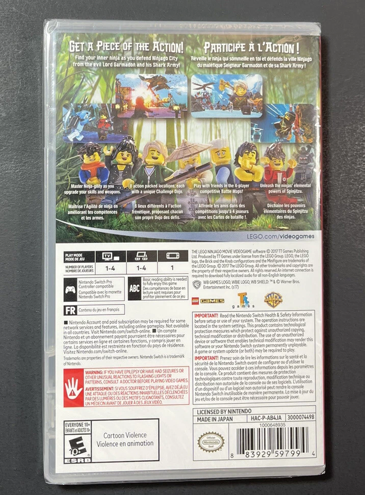 LEGO The Ninjago Movie VideoGame Nintendo Switch NEW eBay