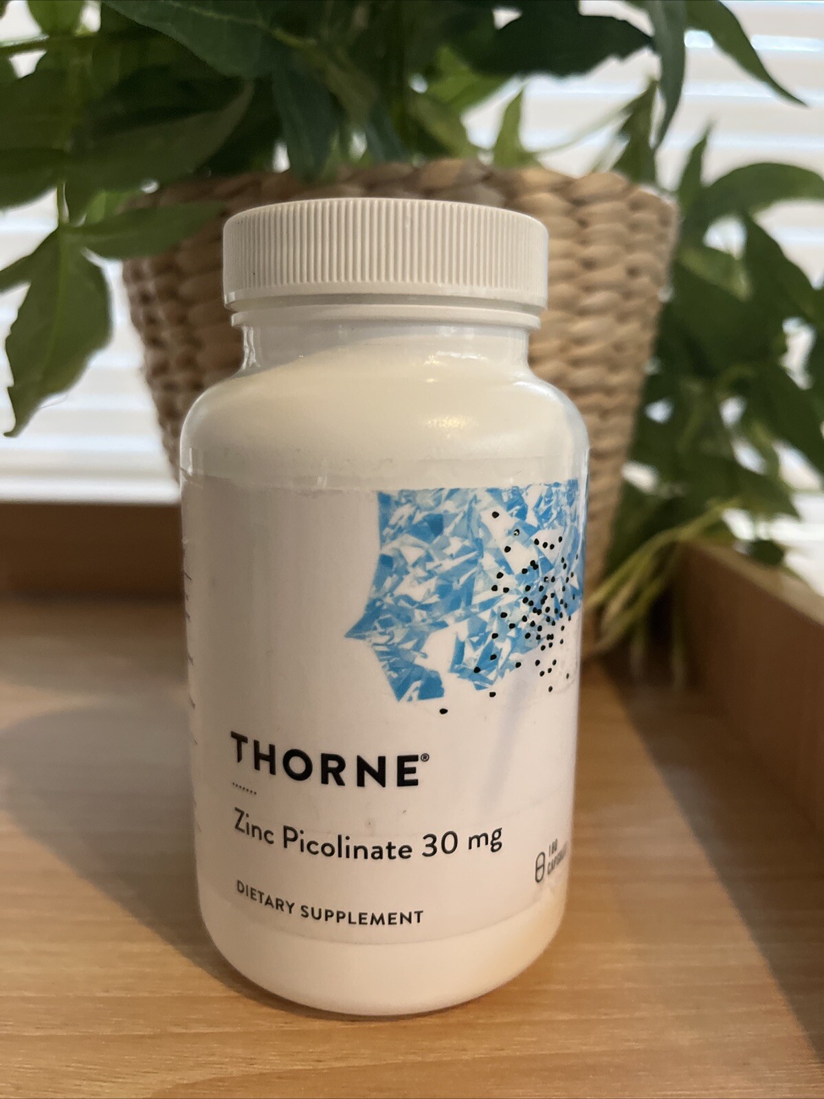 Thorne Zinc Picolinate 30mg, 180 Capsules Expires 1/27