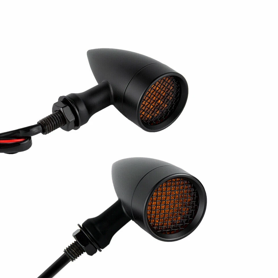 For Honda Shadow VLX 600 VT 600C Amber Motorcycle LED Turn Signal Blinker Lights - Image 2 of 4