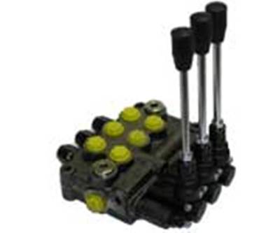 PRINCE WOLVERINE 3 SPOOL HYDRAULIC VALVE MB31BBB5C1 8 GPM 3500 PSI #8 SAE PORTS