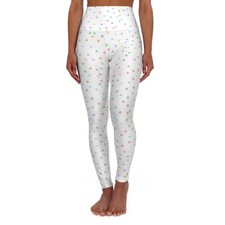 Leggings Yoga Pants - Pastel dot