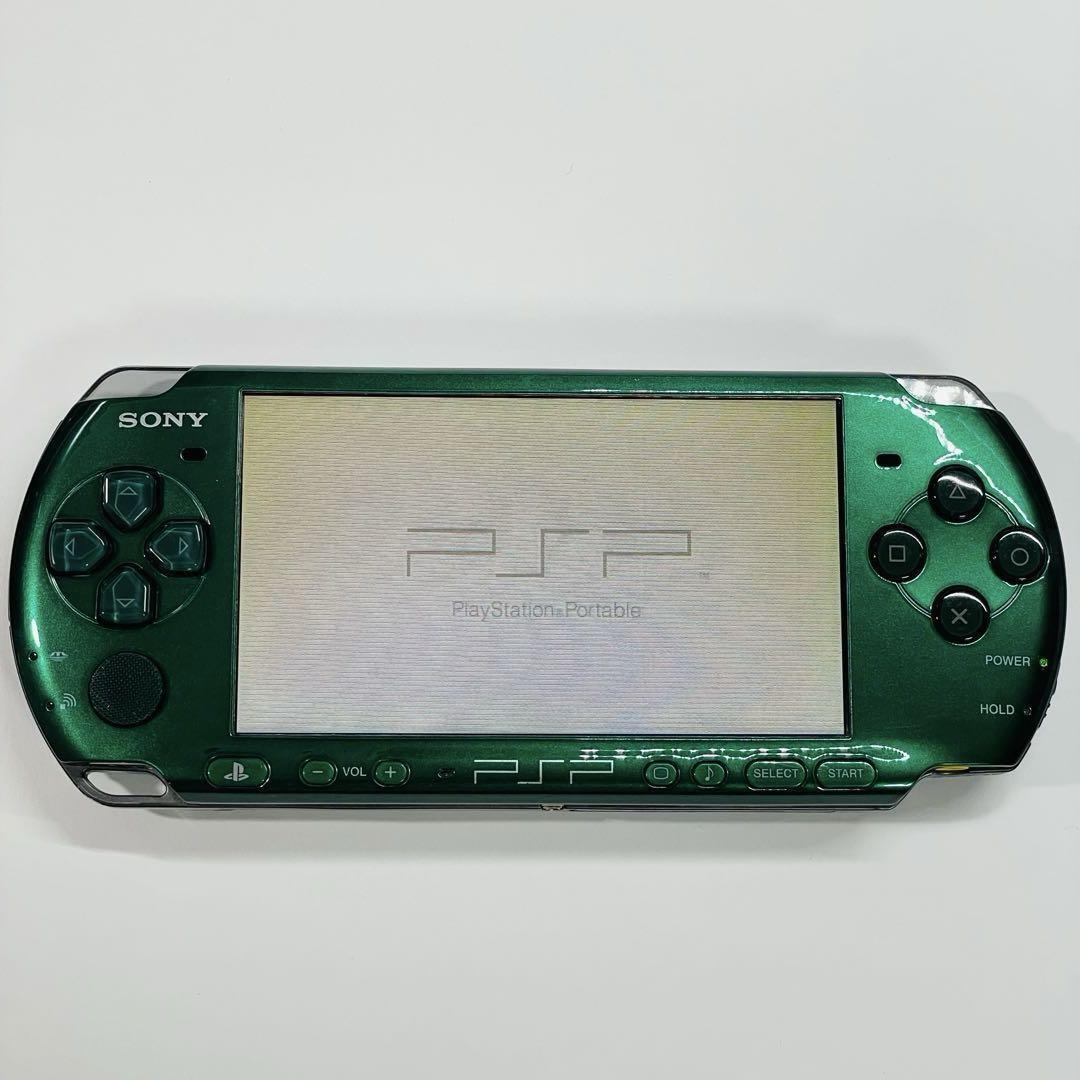 PSP 緑 PSP 3000 Spirited Green SG Console only PlayStation Portable