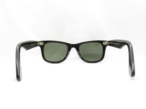 RAY-BAN WAYFARER RB 4340 601 BLACK HORN RIM EYEGLASSES FRAMES 50-22-150 119168 - Picture 5 of 12