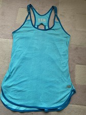 New Balance Strappy Tank - Pale Blue/Dark Blue Trim - Size M - Used