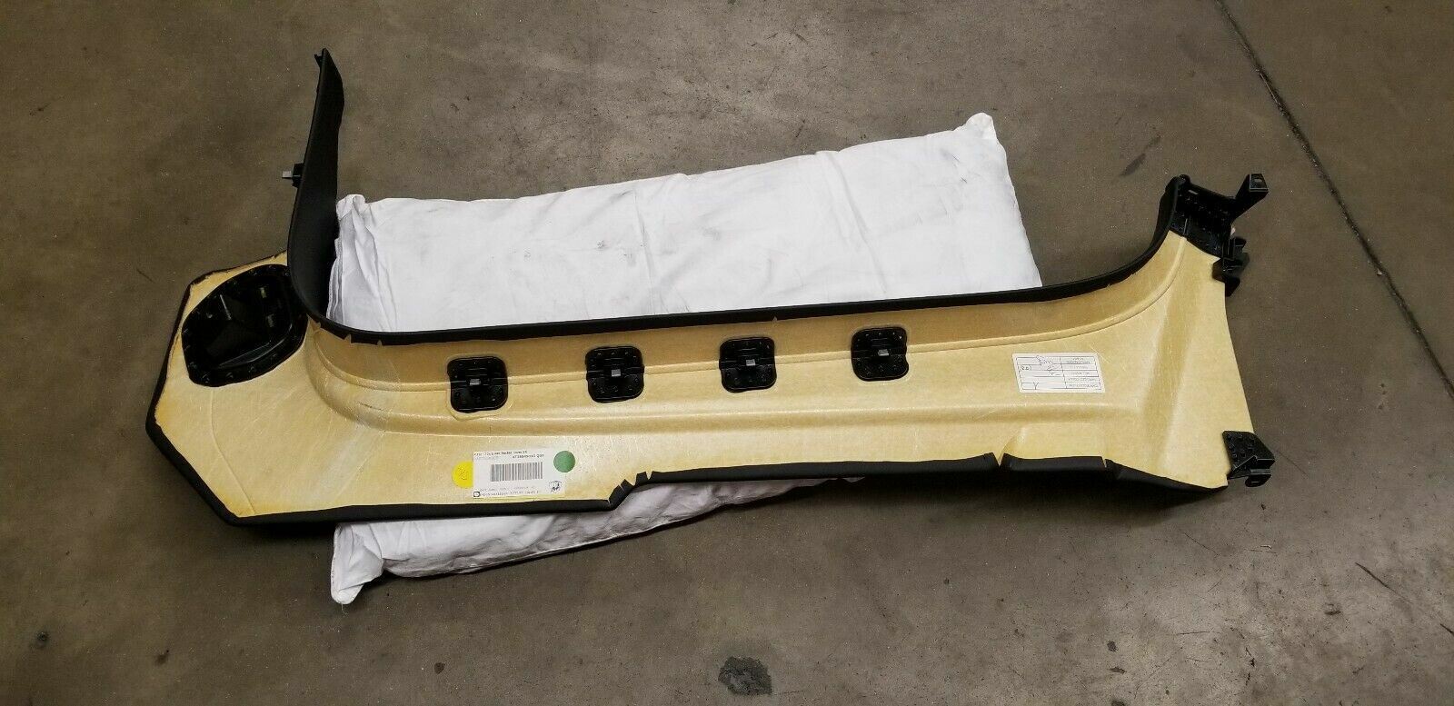 LAMBORGHINI HURACAN DRIVER LEFT SIDE SILL INTERIOR PANEL OEM 4T1854903D