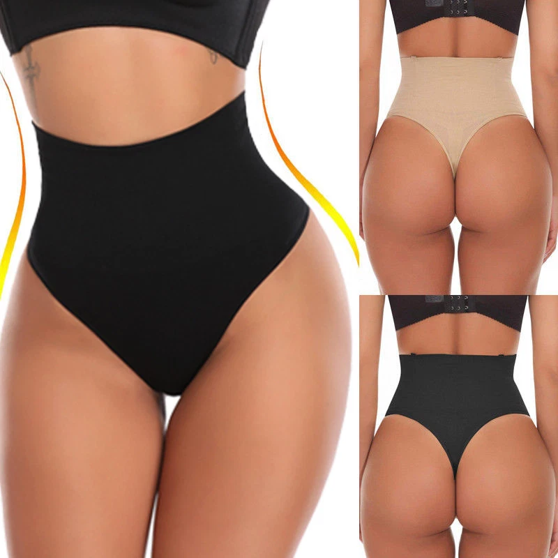 US Body Shaper Sexy Thong G String High Waist Tummy Control