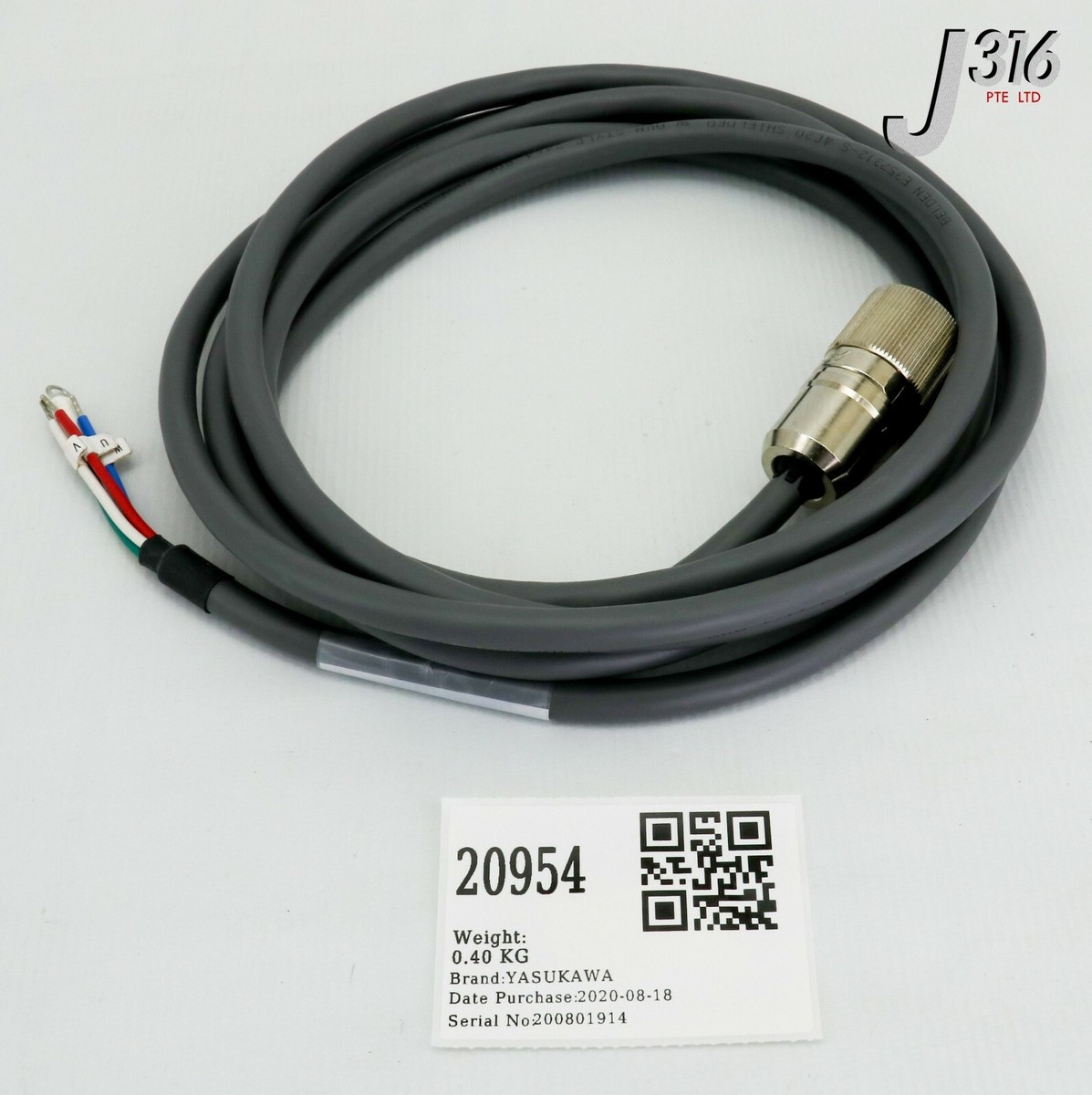 リクエスト 20954 YASUKAWA CBL ASSY PWR CBL 6-PIN FEMALETO FLYING LEADS 3M