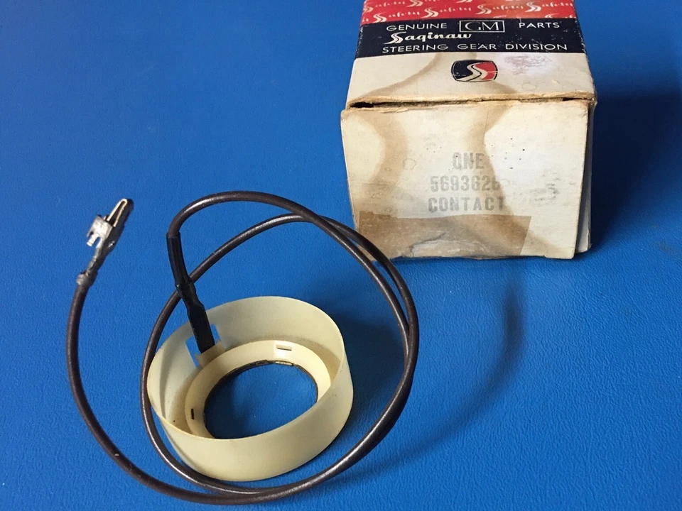 Cable de contacto de bocina de volante inclinable Pontiac Catalina 1965-1966 5693626 NOS GM 5693626 Foto 3 de 4