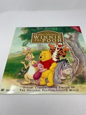 THE MANY ADVENTURES OF WINNIE THE POOH Laserdisc LD 7074 AS Walt Disney