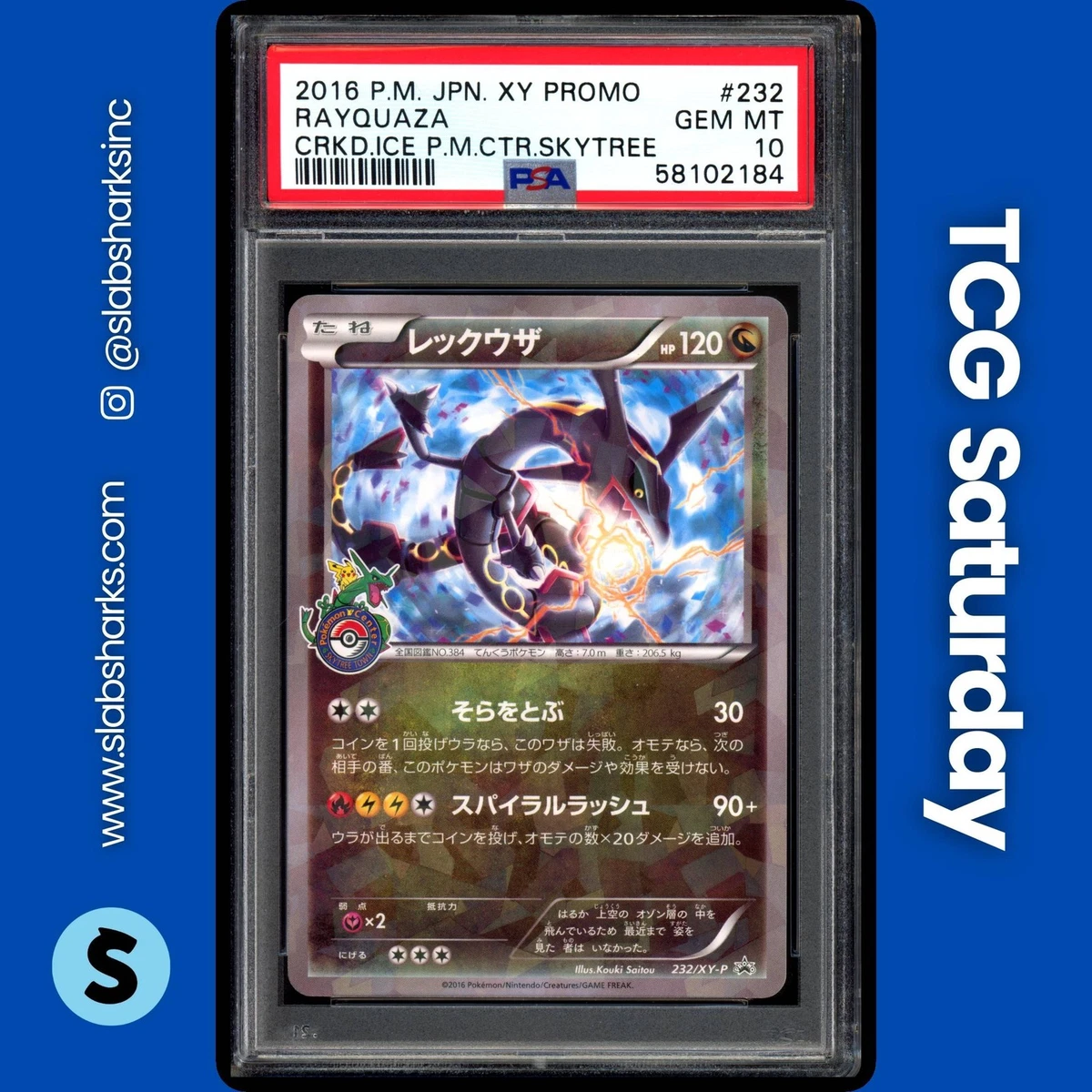 Preços baixos em Rayquaza Pokémon TCG Autenticador Esportivo