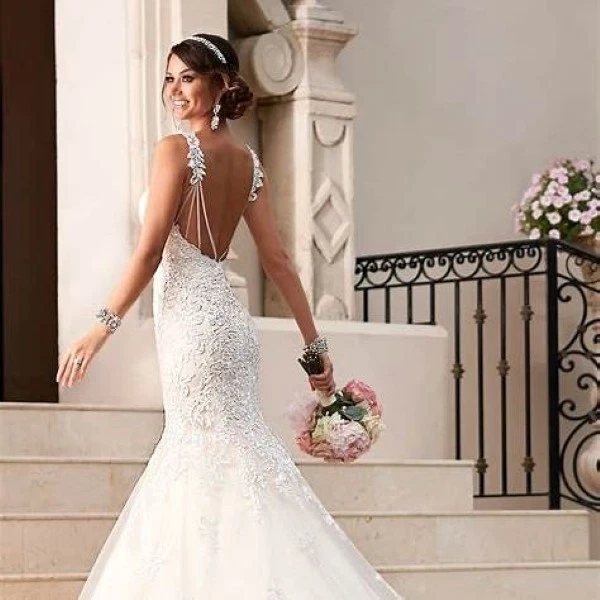 mermaid style lace prom dress Rachel Allan 70277 - Lace Style Mermaid Prom Dress 0 / Purple White main image 1