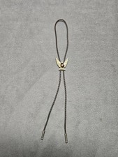 Vintage Bolo Tie Eagle Leather Polished Stone...