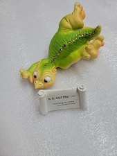 Dragon Sculptures "5258" Bowler: Marty Dragon Keep Collection. 1993 W/Box & Sign