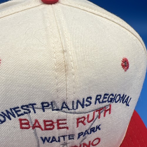 Midwest Plains Regional Babe Ruth Waite Park MN Base Ball Hat 1992 Bambino - Picture 4 of 6