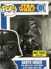 Funko Pop! Star Wars Darth Vader Chrome #01 Hot Topic Exclusive EUC