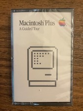 UNOPENED Macintosh Plus  A Guided Tour  Cassette Tape, Apple Computer 1986