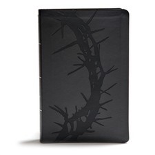 KJV Giant Print Reference Bible, Charcoal Leathertouch (Leather / Fine Binding)