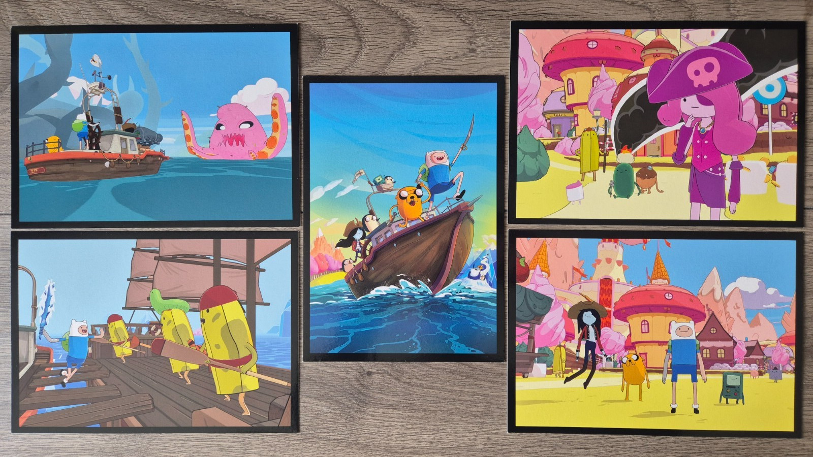 Adventure Time Kunstkarten A5 Druck x5 Promo Sammler Merchandise
