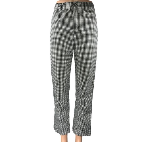 Brandy Melville Black White Gingham Checkered High Waisted Trouser Pants Size S