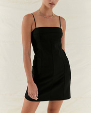 Urban Outfitters Women's Black Cole Ponte Mini Dress Sz S