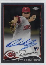 2014 Topps Chrome Image Variation Rookie Auto David Holmberg #134 Auto n1u